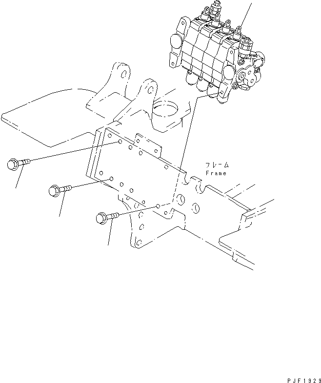 Схема запчастей Komatsu FD35Z - 4-Х СЕКЦИОНН. УПРАВЛЯЮЩ. КЛАПАН (С -PORT РАЗГРУЗ. КЛАПАН) И КРЕПЛЕНИЕ  ЧАСТИ ГИДРАВЛИКА
