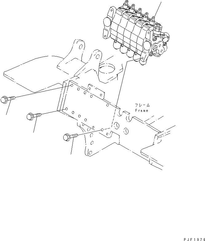 Схема запчастей Komatsu FD45-7 - 5-СЕКЦИОНН. УПРАВЛЯЮЩ. КЛАПАН И ЭЛЕМЕНТЫ КРЕПЛЕНИЯ ГИДРАВЛИКА
