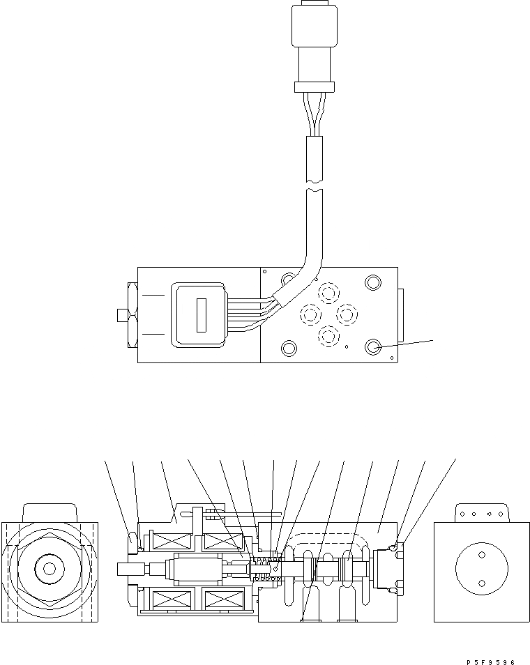 Схема запчастей Komatsu FD70-10-US - ГТР ПОТОК ПРИВОД ТРАНСМИССИЯ (/) (СОЛЕНОИДНЫЙ КЛАПАН ВНУТР. ЧАСТИ) СИЛОВАЯ ПЕРЕДАЧА И ПЕРЕДНИЙ МОСТ