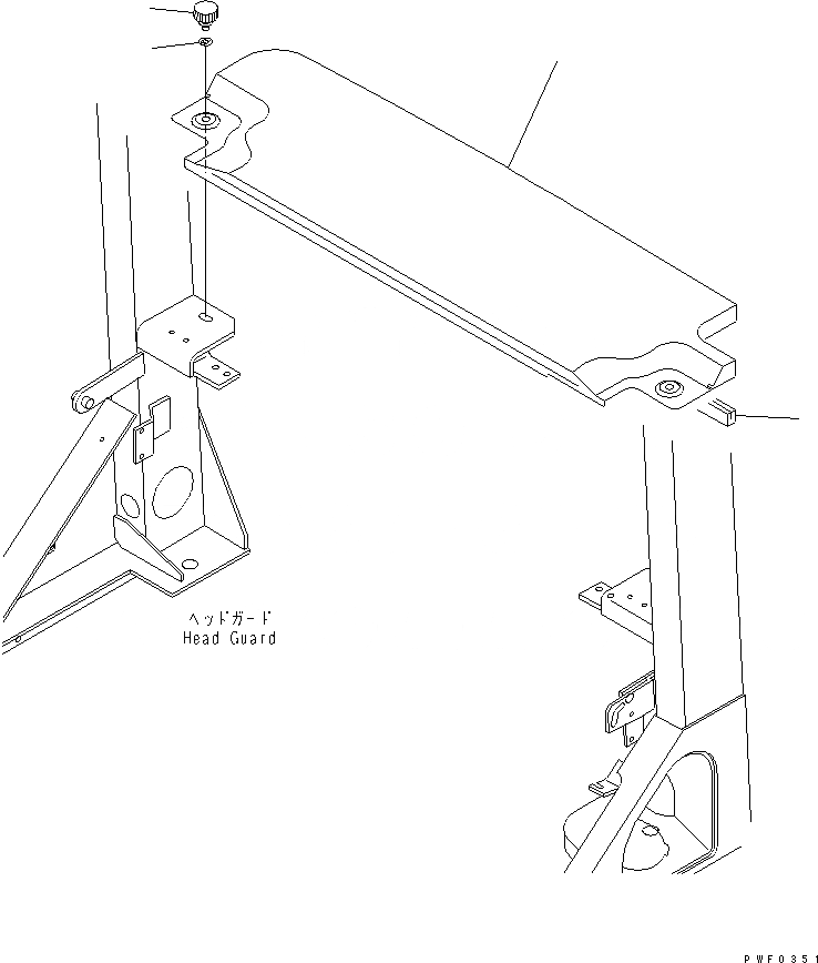 Схема запчастей Komatsu FG10-15-17 - SUB КРЫШКА (ДЛЯ ВЕРХН. КРЕПЛЕНИЕ ТИП ВЫХЛОПНАЯ ТРУБА) ЧАСТИ КОРПУСА И КАБИНА ОПЕРАТОРА