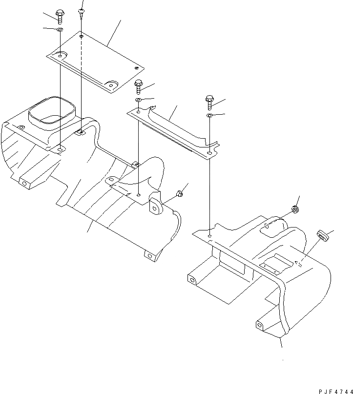 Схема запчастей Komatsu FG20-25-14-EC - ПРИБОРНАЯ ПАНЕЛЬ (ДЛЯ 2-Х СЕКЦИОНН. ИЛИ 3-Х СЕКЦИОНН. КОНТРОЛЬН. КЛАПАН) ЧАСТИ КОРПУСА И КАБИНА ОПЕРАТОРА