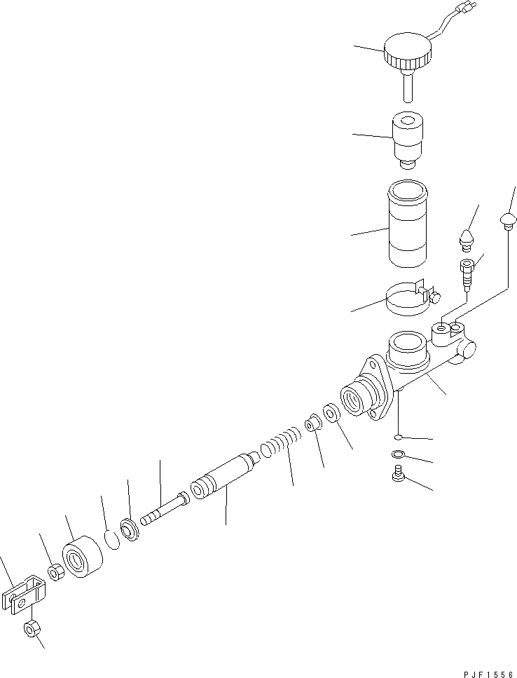 Схема запчастей Komatsu FG20-25-14 - ГЛАВН. ЦИЛИНДР (ДЛЯ ТОРМОЗ.) (МУФТА СОЕДИНИТЕЛЬН. ЗВЕНОED ТОРМОЗ. ТИП) КОНТРОЛЬ ХОДА