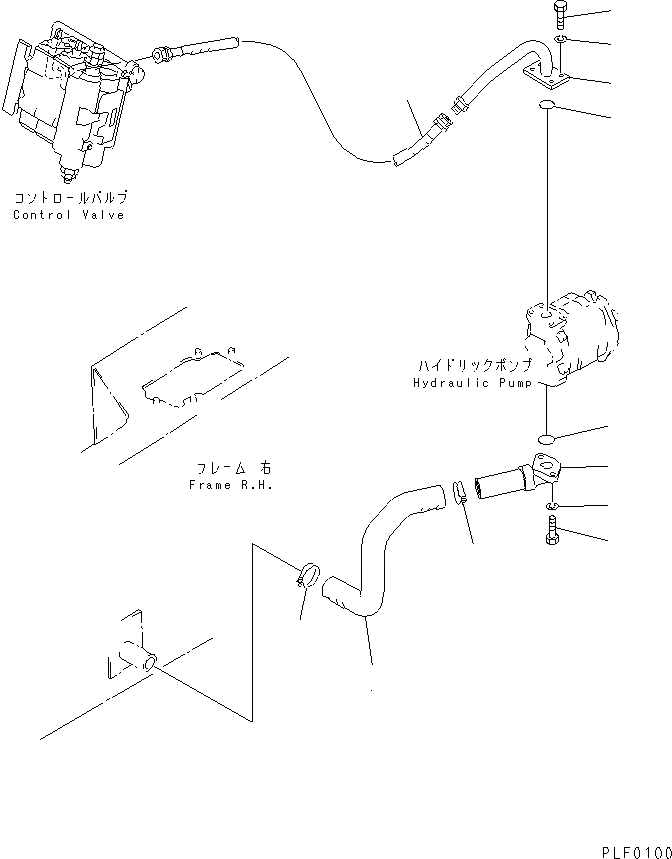 Схема запчастей Komatsu FG20-25-14 - ГИДРОЛИНИЯ (БАК - УПРАВЛЯЮЩ. КЛАПАН) (СУХ. МУФТА И ГИДРОТРАНСФОРМАТОР СПЕЦ-Я.) ГИДРАВЛИКА