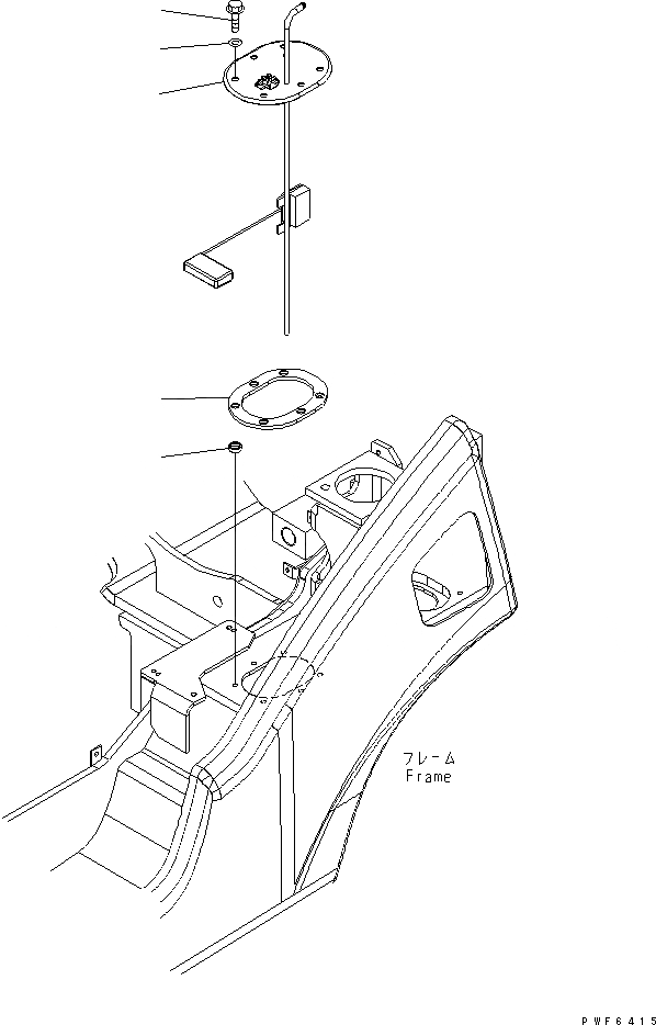 Схема запчастей Komatsu FG20 - ЭЛЕКТРИКА (ТОПЛИВН. SENDING БЛОК) ЭЛЕКТРИКА