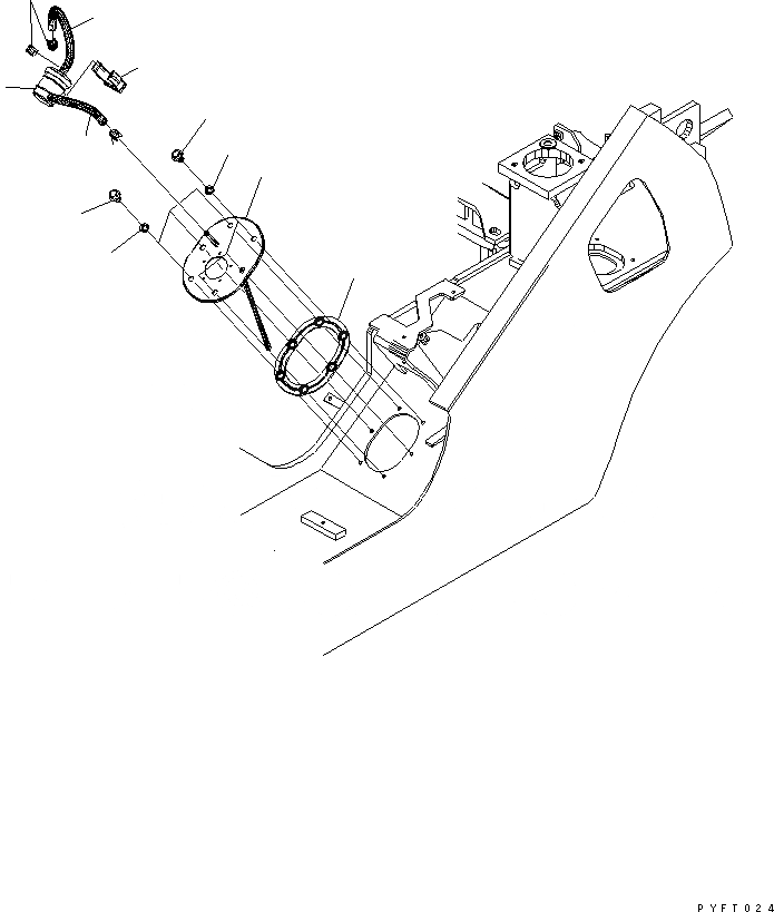 Схема запчастей Komatsu FG30-16 - ТОПЛИВН. СИСТЕМА (СТАНДАРТН. ТОПЛИВН.)(№7-7) ТОПЛИВН. БАК. AND КОМПОНЕНТЫ