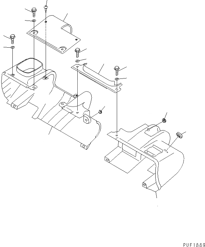 Схема запчастей Komatsu FG35 - ПРИБОРНАЯ ПАНЕЛЬ (ДЛЯ 2-Х СЕКЦИОНН. ИЛИ 3-Х СЕКЦИОНН. КОНТРОЛЬН. КЛАПАН) ЧАСТИ КОРПУСА И КАБИНА ОПЕРАТОРА