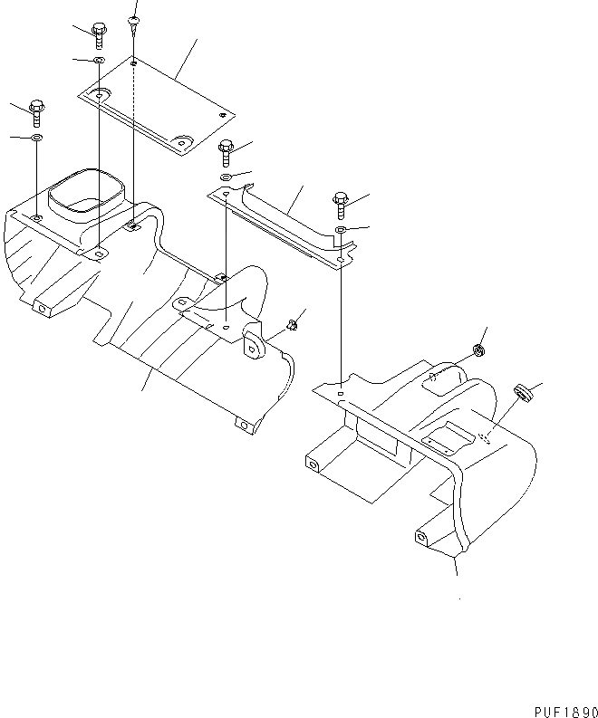 Схема запчастей Komatsu FG45-7 - ПРИБОРНАЯ ПАНЕЛЬ (ДЛЯ 4-Х СЕКЦИОНН. ИЛИ 5-СЕКЦИОНН. УПРАВЛЯЮЩ. КЛАПАН) ЧАСТИ КОРПУСА И КАБИНА ОПЕРАТОРА