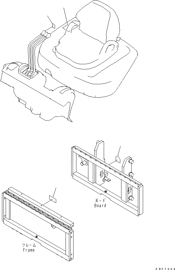 Схема запчастей Komatsu FSH253-1 - БОКОВ. СДВИГER (ТАБЛИЧКИS) (LEO-NXT) БОКОВ. СДВИГER (ДЛЯ FV МАЧТА)(КРЮК/РОЛИК ТИП)