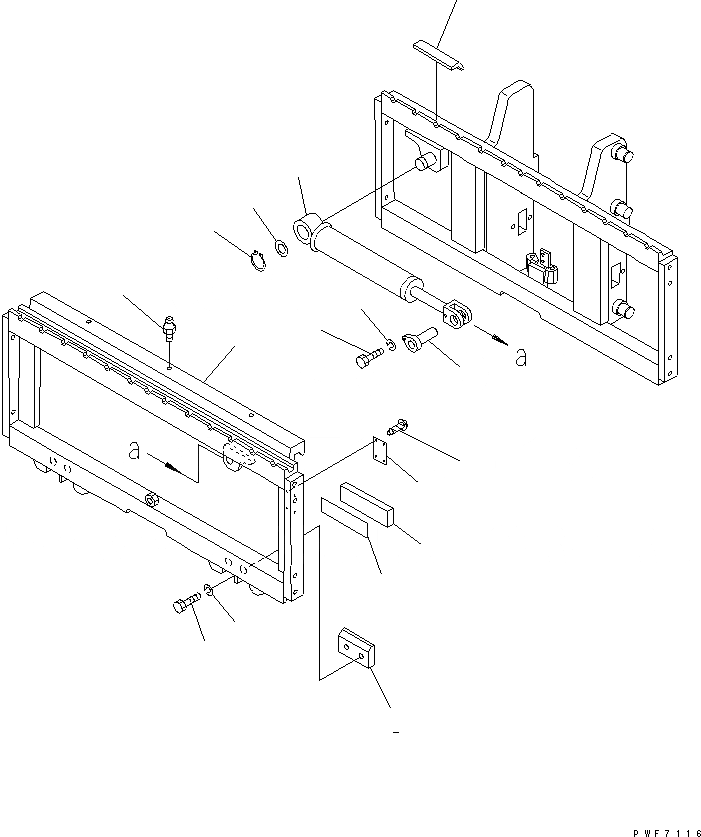 Схема запчастей Komatsu FSH303-1 - БОКОВ. СДВИГER (РАМА) (ДЛЯ КРЮК ТИП) (LEO-NXT) БОКОВ. СДВИГER (ДЛЯ TFV МАЧТА) (КРЮК/РОЛИК ТИП)