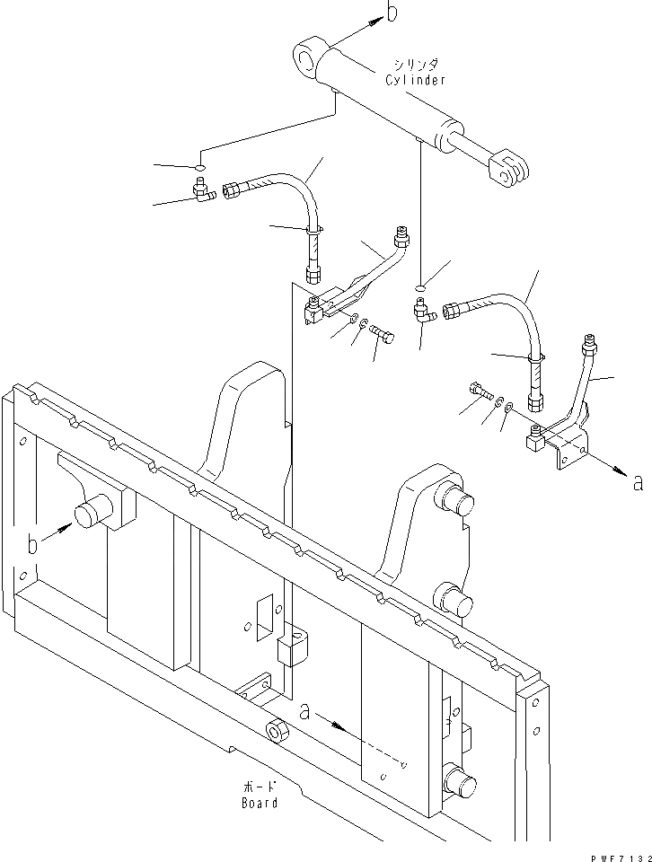 Схема запчастей Komatsu FSH303-1 - БОКОВ. СДВИГER (ТРУБЫ) (ДЛЯ КРЮК ТИП) (LEO-NXT) БОКОВ. СДВИГER (ДЛЯ TFV CYL МАЧТА) (КРЮК/РОЛИК ТИП)