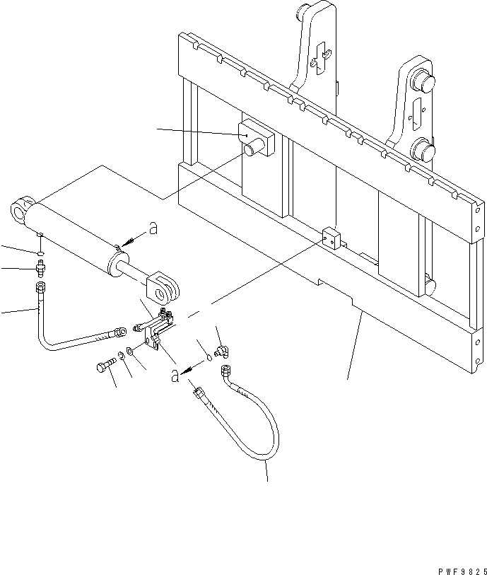 Схема запчастей Komatsu FSH5A1-1 - БОКОВ. СДВИГER (ТРУБЫ) (РОЛИК ТИП) (ШИР.=7MM)(№-) БОКОВ. СДВИГER (ДЛЯ FFV МАЧТА) (КРЮК ТИП/РОЛИК ТИП)