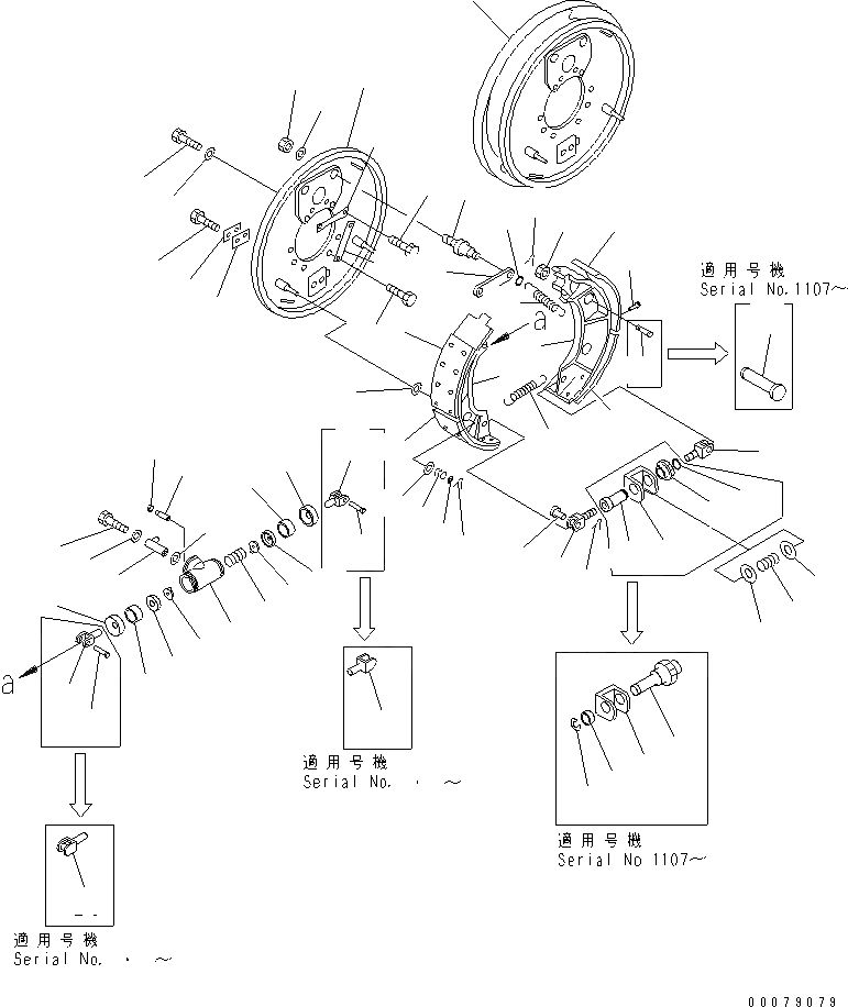 Схема запчастей Komatsu GD22H-1 - КОЛЕСН. ТОРМОЗ КОЛЕСА¤ РУЛЕВ. УПРАВЛЕНИЕ И СИСТЕМА УПРАВЛЕНИЯS