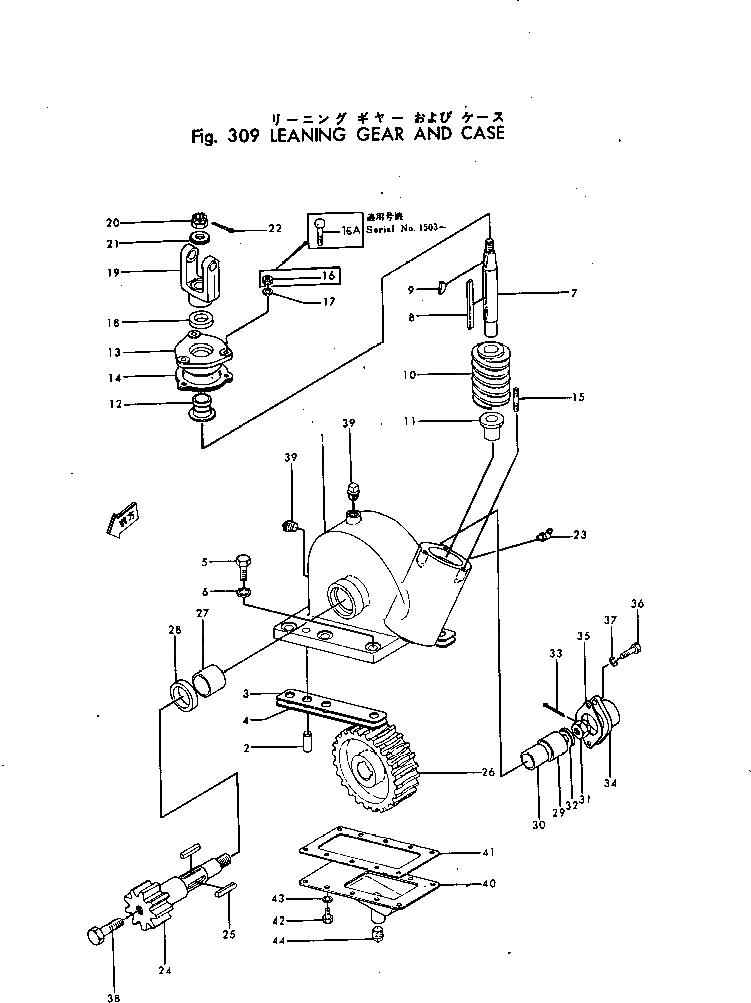 Схема запчастей Komatsu GD30-5M - УКЛОН. ПРИВОД И КОРПУС КОЛЕСА¤ РУЛЕВ. УПРАВЛЕНИЕ И СИСТЕМА УПРАВЛЕНИЯS