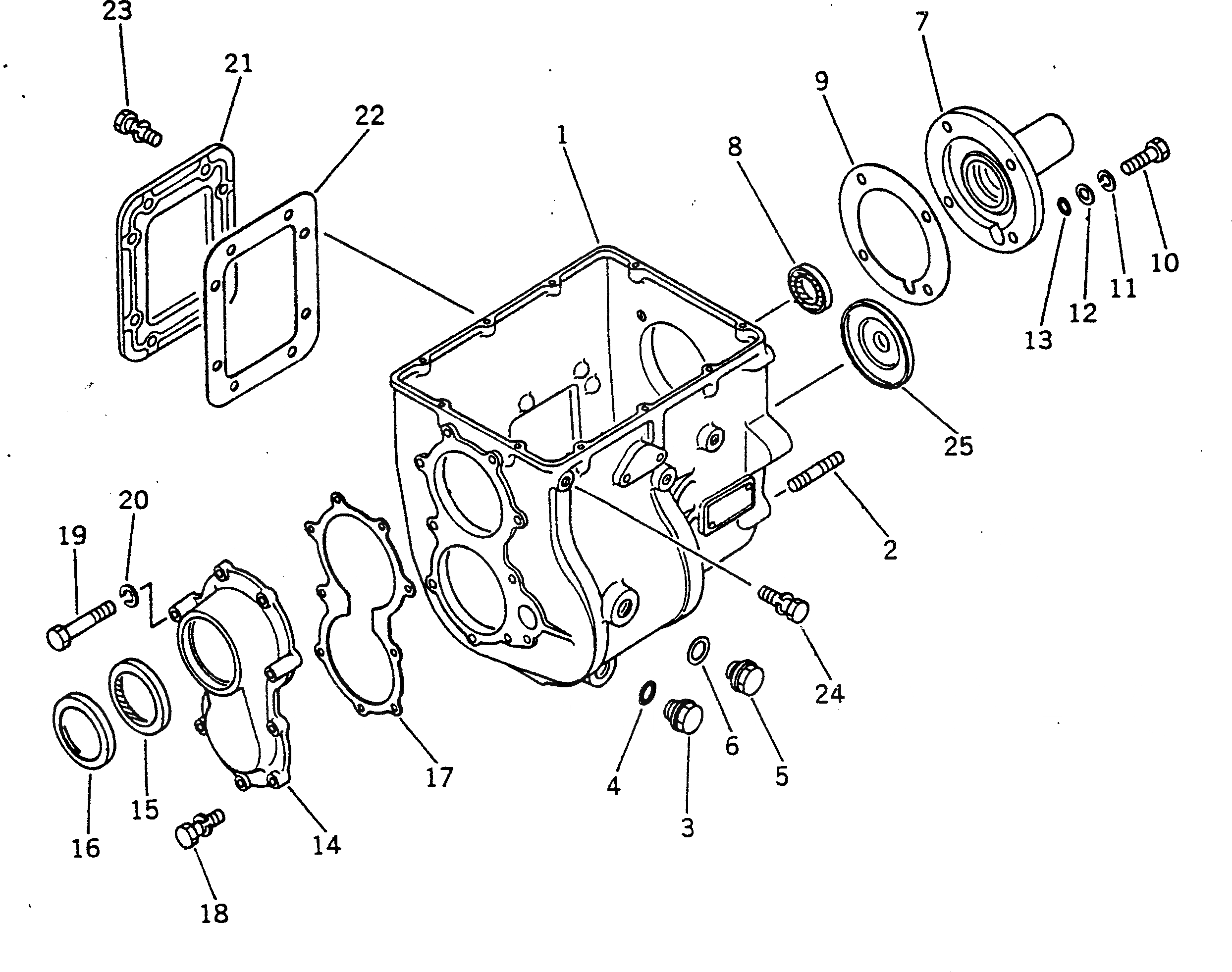 Схема запчастей Komatsu GD300A-1 - ОСНОВН. ТРАНСМИССИЯ (/) (ДЛЯ ЯПОН.) СИЛОВАЯ ПЕРЕДАЧА