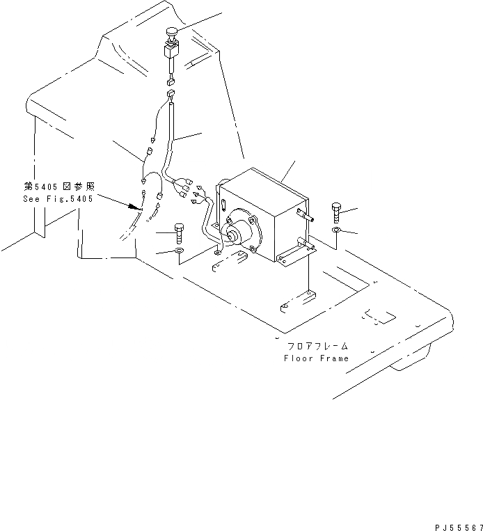 Схема запчастей Komatsu GD355A-1S - ОБОГРЕВАТЕЛЬ. (ОТОПИТЕЛЬ И КОМПОНЕНТЫ) РАМА И ЧАСТИ КОРПУСА