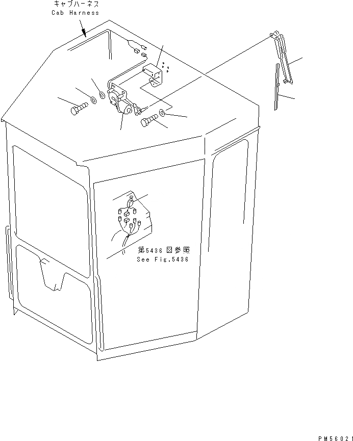 Схема запчастей Komatsu GD405A-2S - ЗАДН. ДВОРНИКИ(№-) РАМА И ЧАСТИ КОРПУСА
