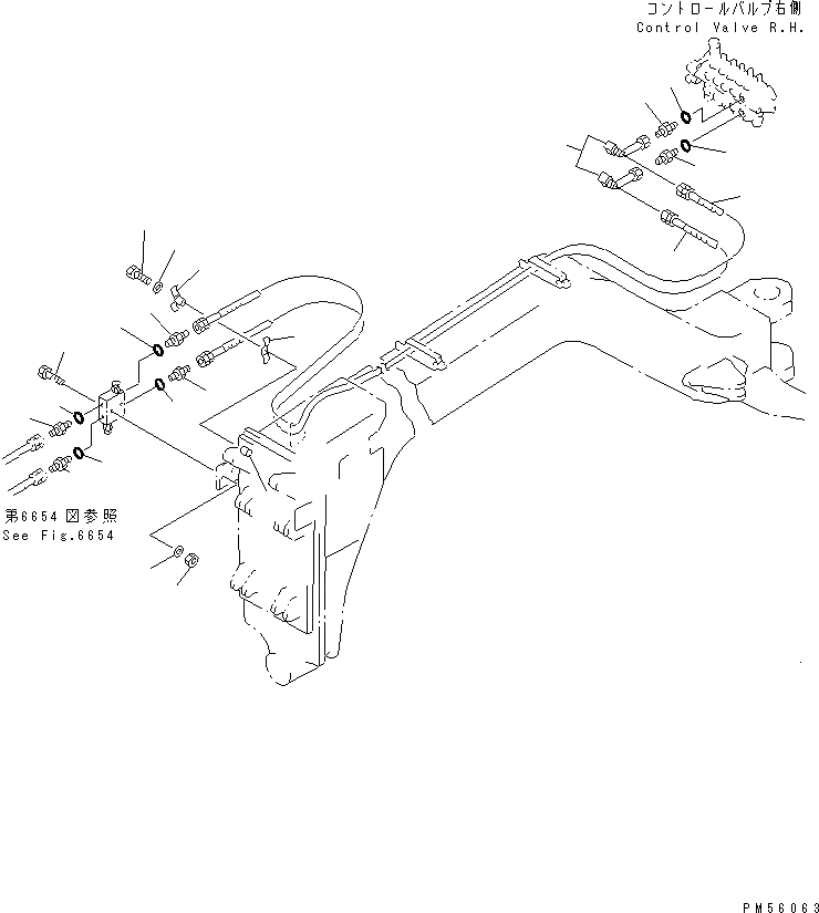 Схема запчастей Komatsu GD405A-2S - ГИДРОЛИНИЯ (ANGLE CYLINDWE ЛИНИЯ) (/)           (ДЛЯ ПОВОРОТН. ОТВАЛ Д/СНЕГА)(№-8) ГИДРАВЛИКА