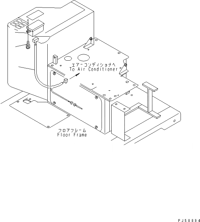 Схема запчастей Komatsu GD405A-3S - ЭЛЕКТРИКА (КОНДИЦ. ВОЗДУХА ПАНЕЛЬ УПРАВЛЕНИЯ) КОМПОНЕНТЫ ДВИГАТЕЛЯ И ЭЛЕКТРИКА