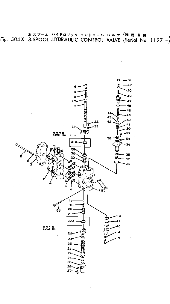 Схема запчастей Komatsu GD40HT-2 - 3-Х СЕКЦИОНН. ГИДРАВЛ УПРАВЛЯЮЩ. КЛАПАН(№7-) РАБОЧЕЕ ОБОРУДОВАНИЕ И ITS СИСТЕМА УПРАВЛЕНИЯ