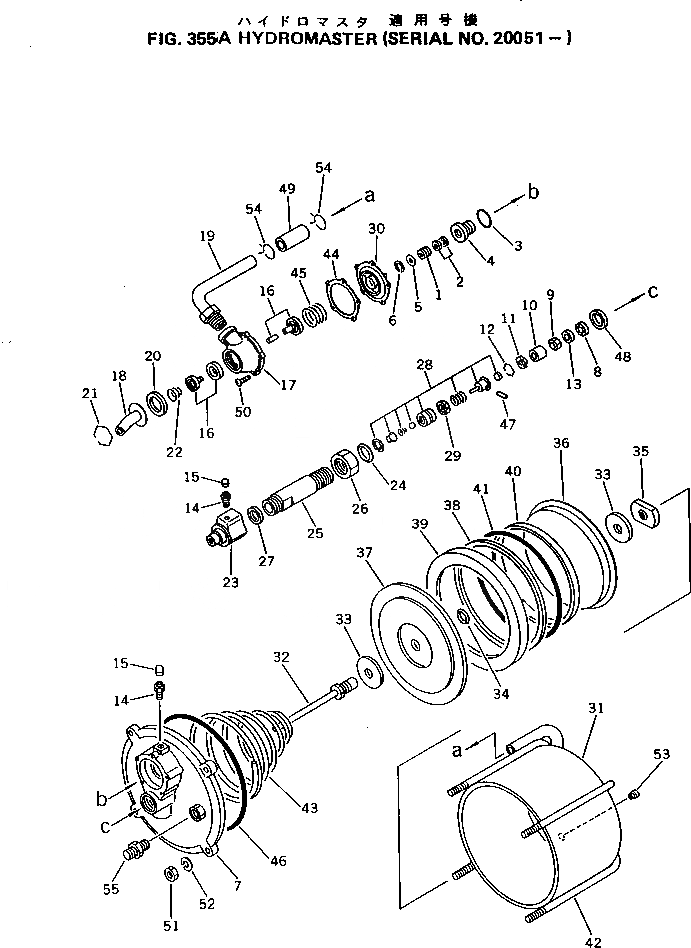 Схема запчастей Komatsu GD500R-2A - HYDROМАЧТАER(№-) СДВОЕНН. ПРИВОД И КОЛЕСА