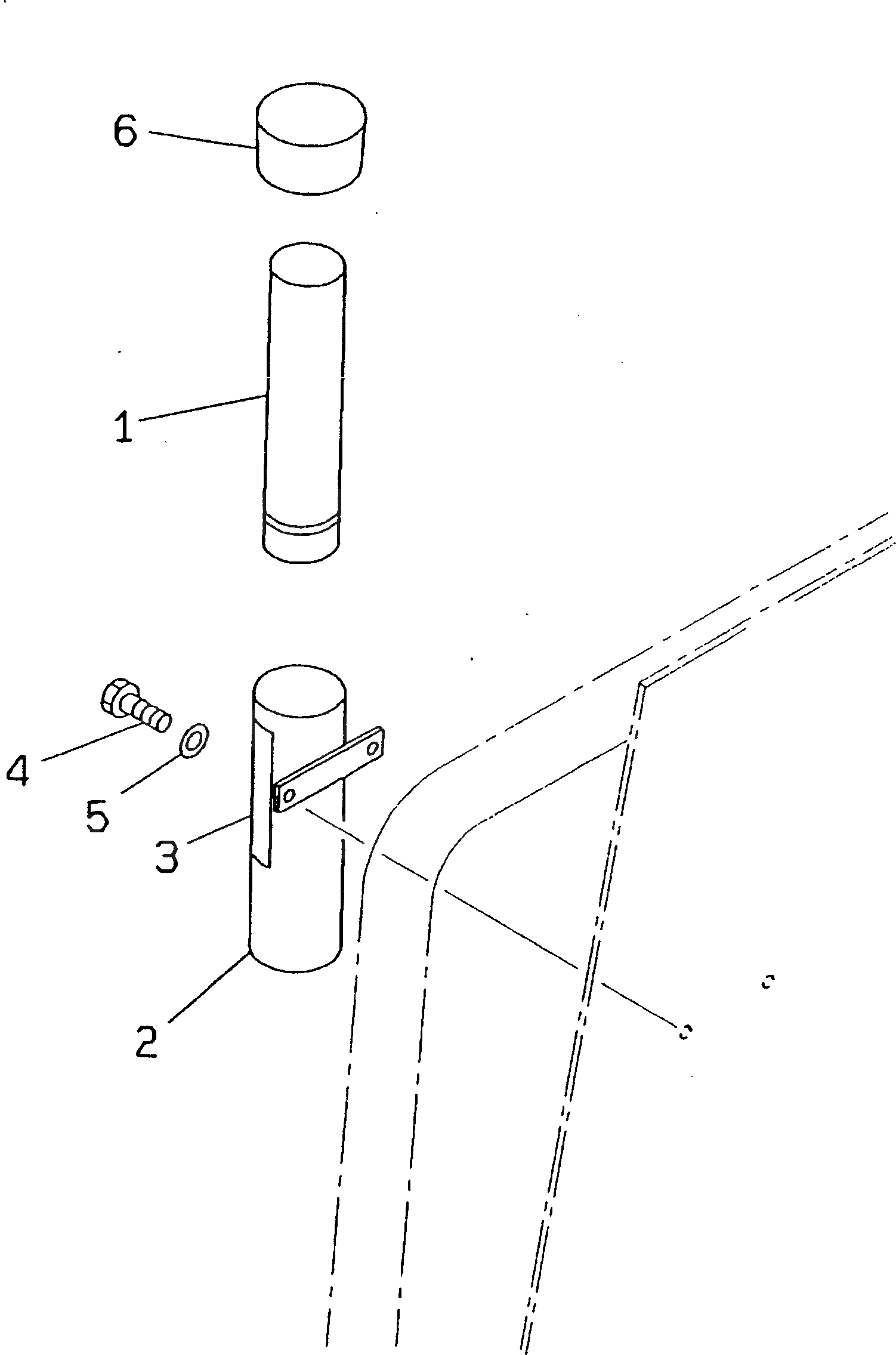 Схема запчастей Komatsu GD505A-3 - ПРЕДОХР-ЛИ РАМА И ЧАСТИ КОРПУСА