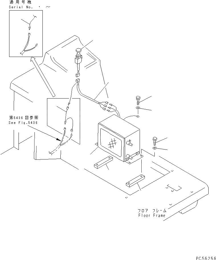 Схема запчастей Komatsu GD505A-3 - ОБОГРЕВАТЕЛЬ. (/) (ОТОПИТЕЛЬ И КОМПОНЕНТЫ)(№-) РАМА И ЧАСТИ КОРПУСА