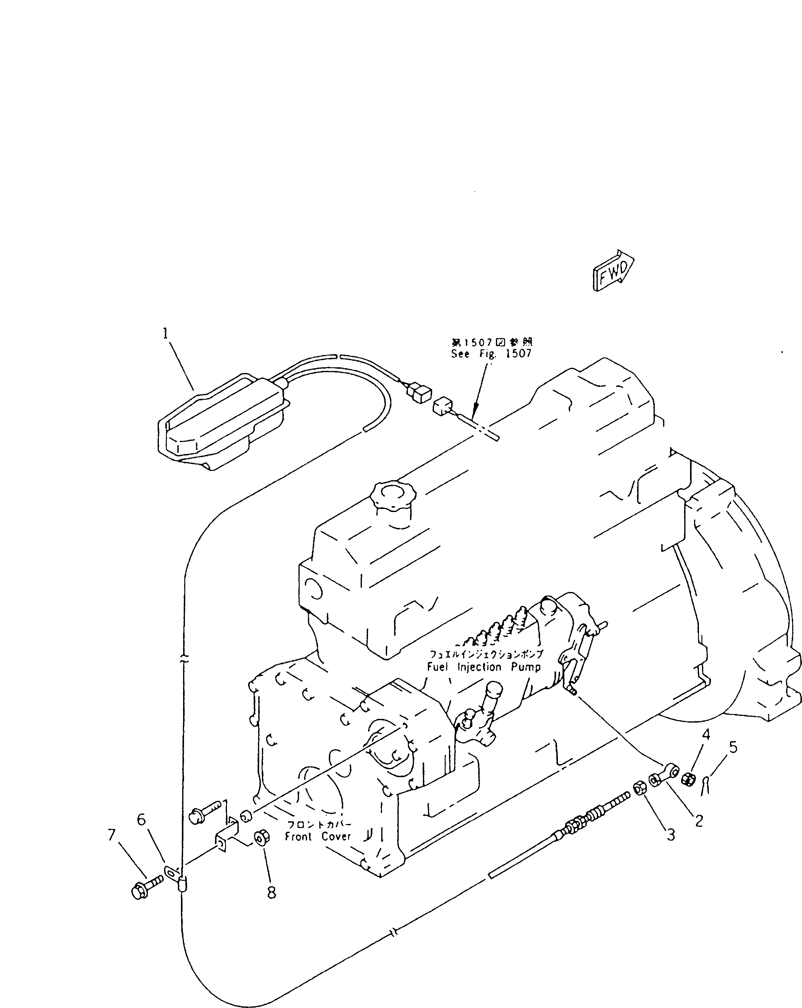 Схема запчастей Komatsu GD510R-1 - СТОП МОТОР ДВИГАТЕЛЯ(№-) КОМПОНЕНТЫ ДВИГАТЕЛЯ И ЭЛЕКТРИКА