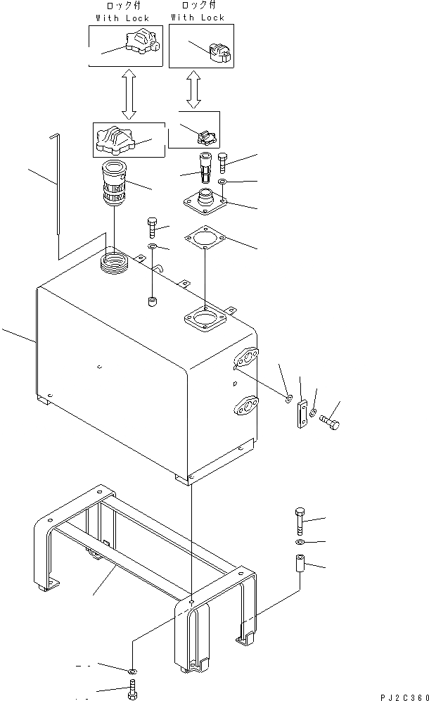 Схема запчастей Komatsu GD511A-1 - ТОПЛИВН. И ГИДР. БАК. КОМПОНЕНТЫ ДВИГАТЕЛЯ И ЭЛЕКТРИКА