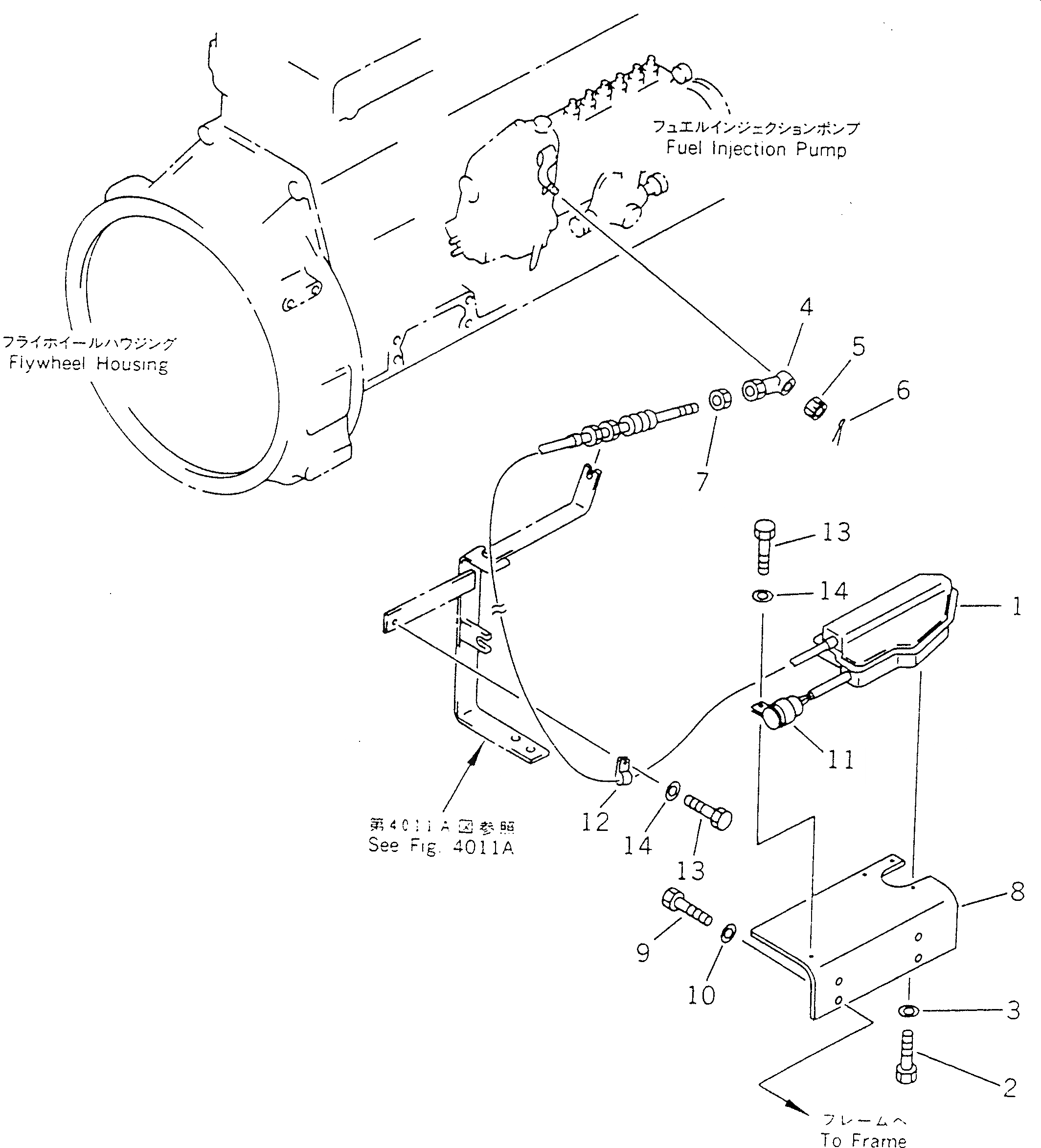 Схема запчастей Komatsu GD521A-1 - СТОП МОТОР ДВИГАТЕЛЯ И ЭЛЕМЕНТЫ КРЕПЛЕНИЯ(№7-) КОМПОНЕНТЫ ДВИГАТЕЛЯ И ЭЛЕКТРИКА