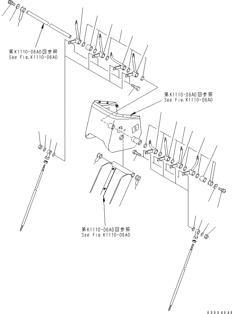 Схема запчастей Komatsu GD555-3A - РУЛЕВ. УПРАВЛЕНИЕ POST (/) (С РЫХЛИТЕЛЕМ ИЛИ SCARIFIER) КАБИНА ОПЕРАТОРА И СИСТЕМА УПРАВЛЕНИЯ