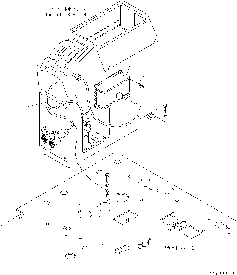 Схема запчастей Komatsu GD555-3A - 12В КОНВЕРТЕР(№-) КАБИНА ОПЕРАТОРА И СИСТЕМА УПРАВЛЕНИЯ