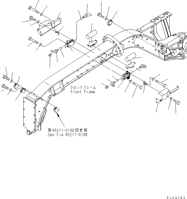 Схема запчастей Komatsu GD555-3 - КЛАПАН (ДЛЯ ГИДРОЛИНИЯ) (/) (С SCARIFIER¤ НАКЛОНЯЕМ. И РЫХЛИТЕЛЬ)(№-) ГИДРАВЛИКА