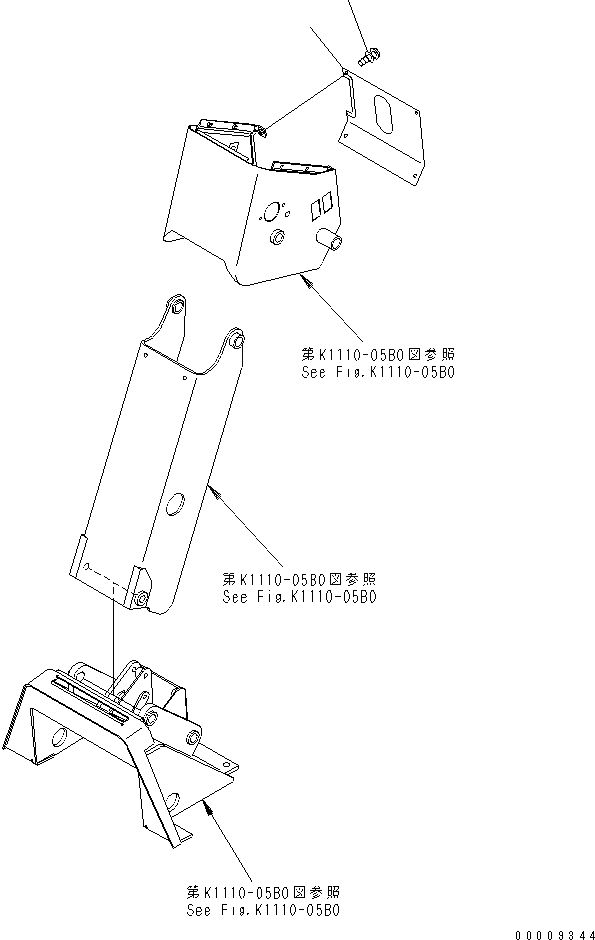 Схема запчастей Komatsu GD555-3 - РУЛЕВ. УПРАВЛЕНИЕ POST COVER(№-) КАБИНА ОПЕРАТОРА И СИСТЕМА УПРАВЛЕНИЯ
