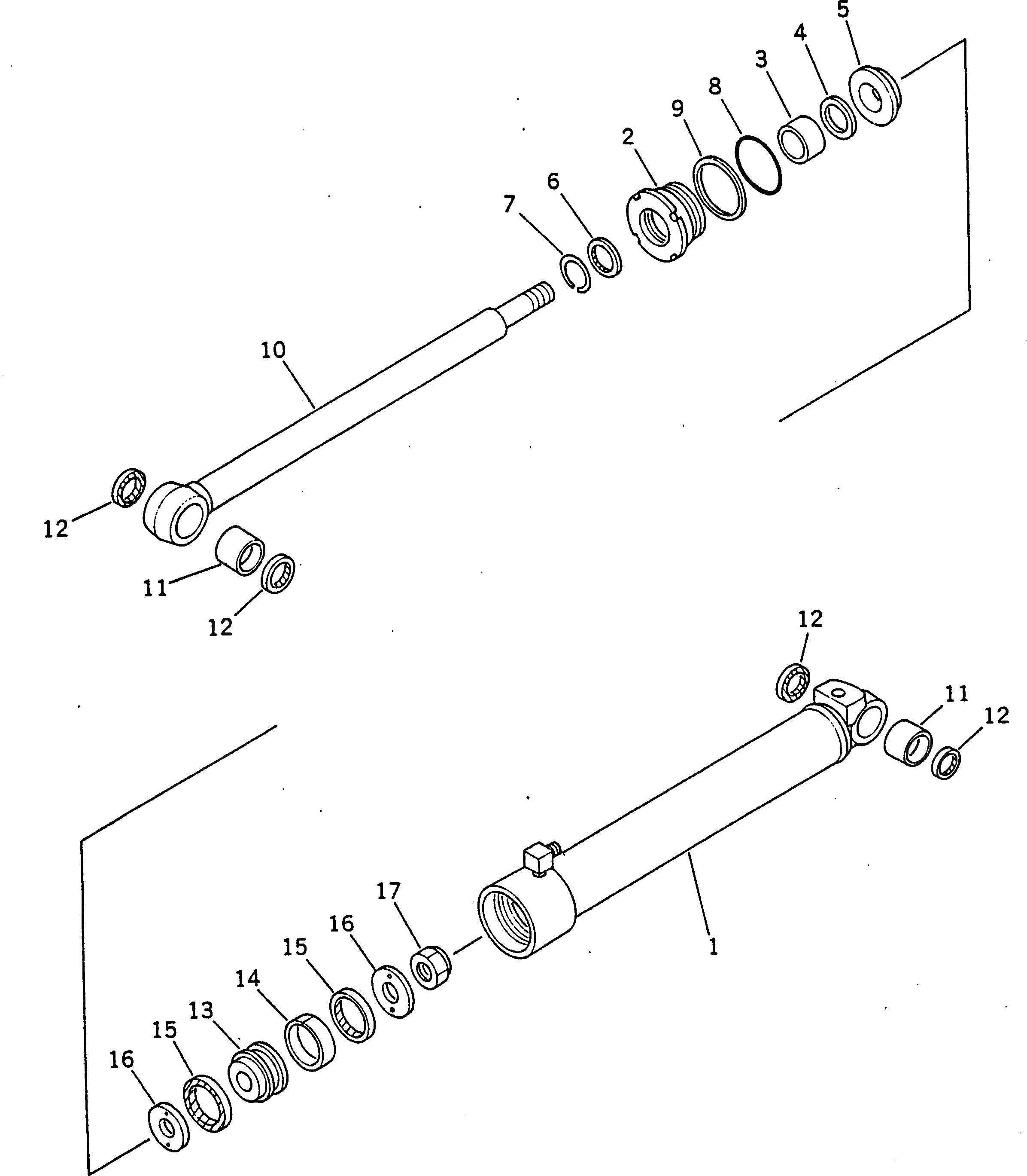 Схема запчастей Komatsu GD600R-3 - ПЕРЕДН. ЦИЛИНДР ОТВАЛА ОПЦИОННЫЕ КОМПОНЕНТЫ