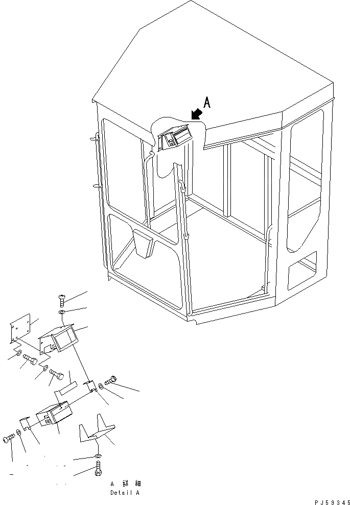 Схема запчастей Komatsu GD605A-5S - КОНДИЦ. ВОЗДУХА (8/) (ПАНЕЛЬ УПРАВЛЕНИЯ)(№-) РАМА И ЧАСТИ КОРПУСА