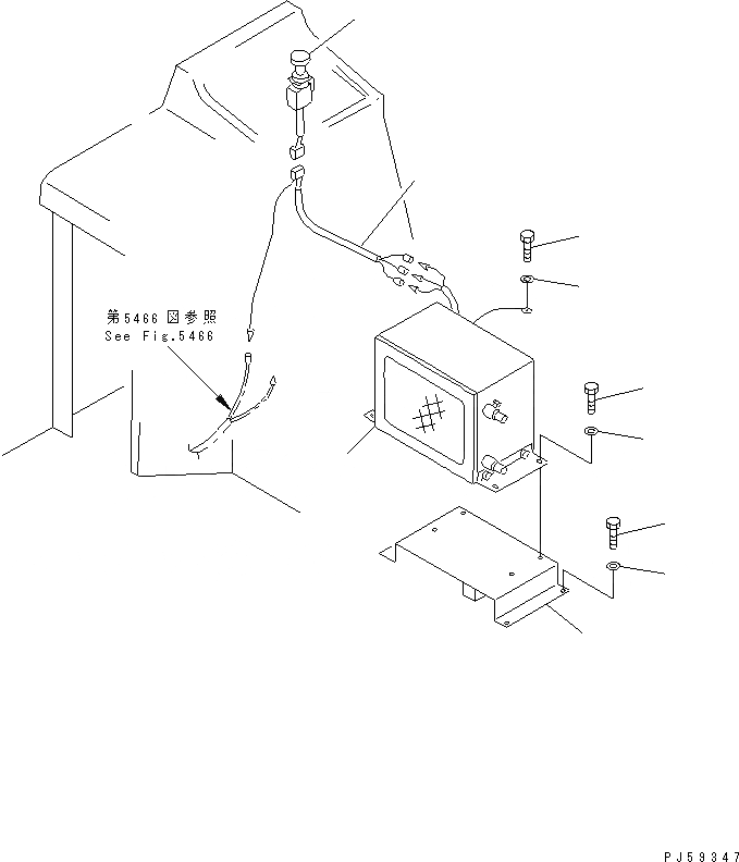 Схема запчастей Komatsu GD605A-5S - ОБОГРЕВАТЕЛЬ. (/) (ОТОПИТЕЛЬ И КОМПОНЕНТЫ)(№-) РАМА И ЧАСТИ КОРПУСА