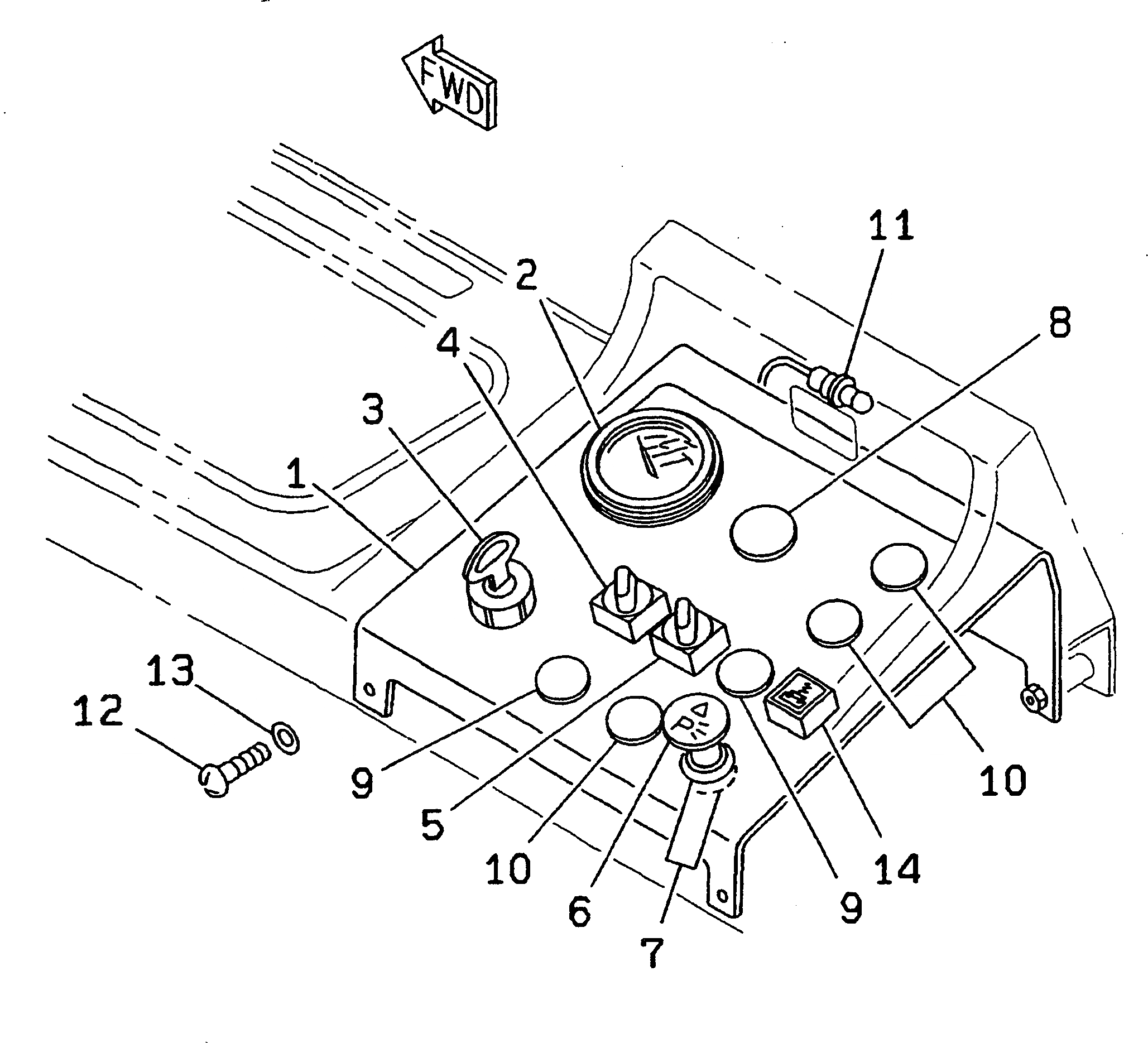 Схема запчастей Komatsu GD605A-5 - ПАНЕЛЬ ПРИБОРОВ (С ОТВАЛ АККУМУЛЯТОР)(№-) КОМПОНЕНТЫ ДВИГАТЕЛЯ И ЭЛЕКТРИКА