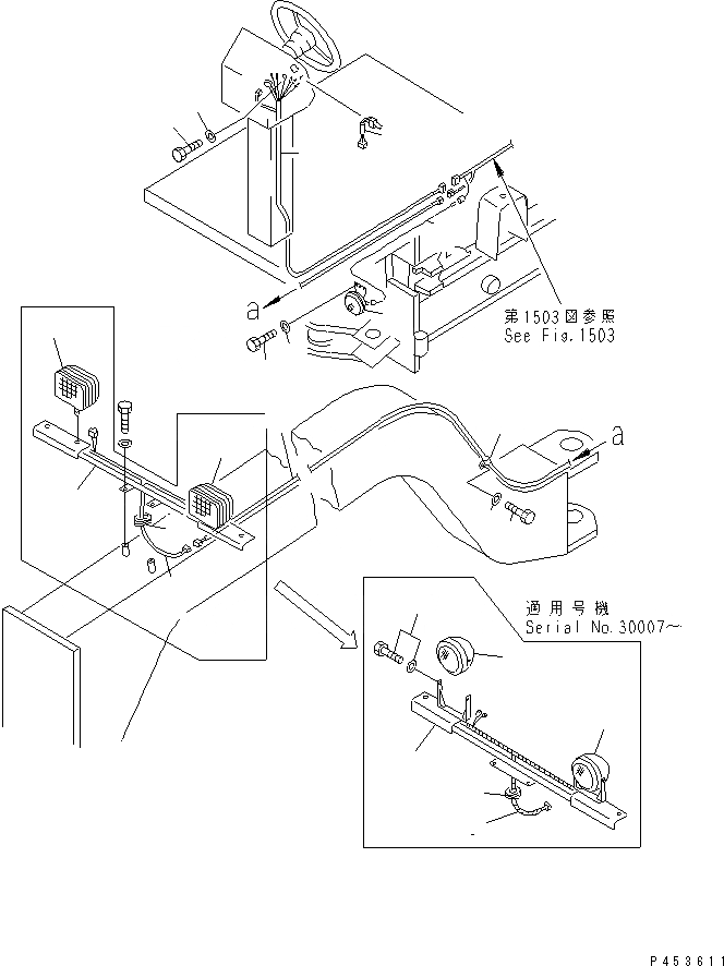 Схема запчастей Komatsu GD623A-1 - ЭЛЕКТРИКА (ПЕРЕДН.) КОМПОНЕНТЫ ДВИГАТЕЛЯ И ЭЛЕКТРИКА
