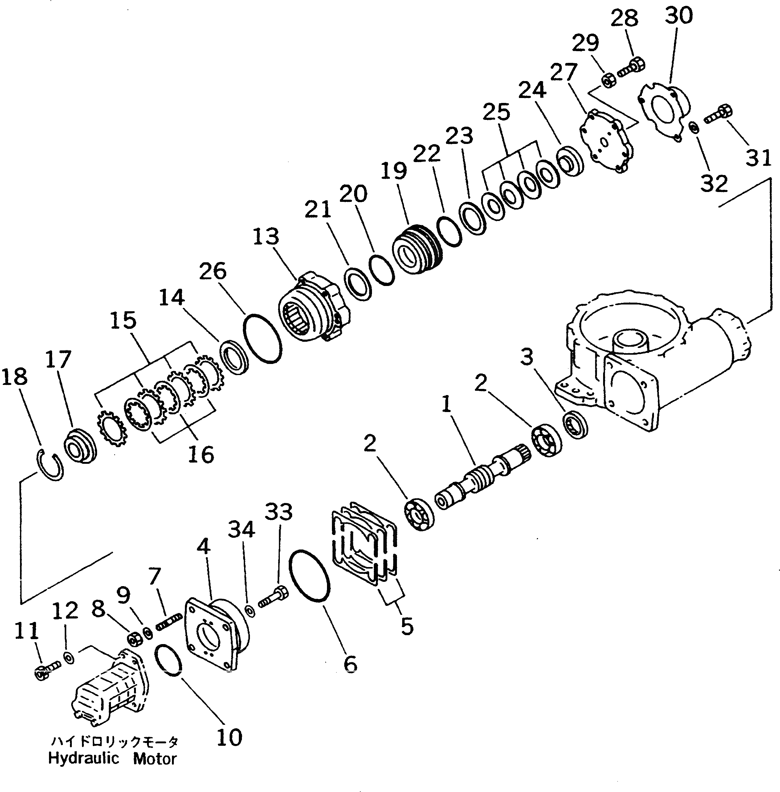 Схема запчастей Komatsu GD625A-1 - КОЛЬЦЕВ.РЕВЕРС ПРИВОД (/) (МУФТА ТИП)(№-) РАБОЧЕЕ ОБОРУДОВАНИЕ