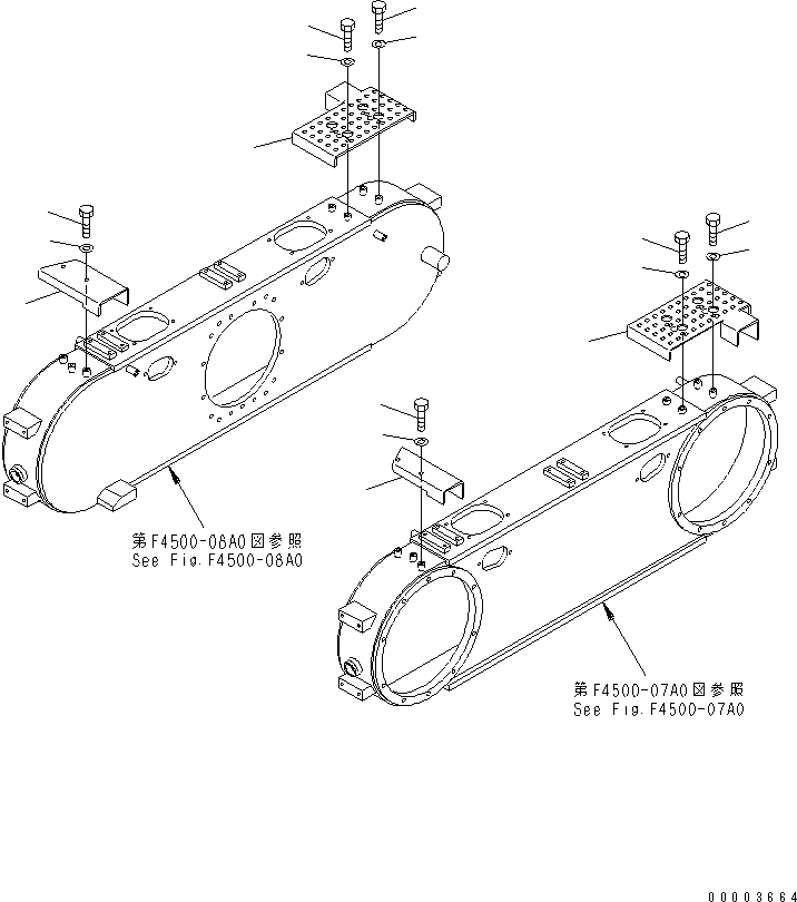Схема запчастей Komatsu GD655-3Y - ЗАДН. МОСТ (СТУПЕНИ) (ДЛЯ СДВОЕНН. КОРПУС) ТРАНСМИССИЯ