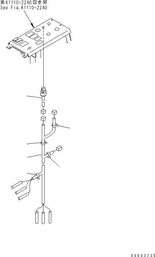 Схема запчастей Komatsu GD655-3Y - ВЫКЛЮЧАТЕЛЬ ПОДОГРЕВАТЕЛЯ КАБИНА ОПЕРАТОРА И СИСТЕМА УПРАВЛЕНИЯ