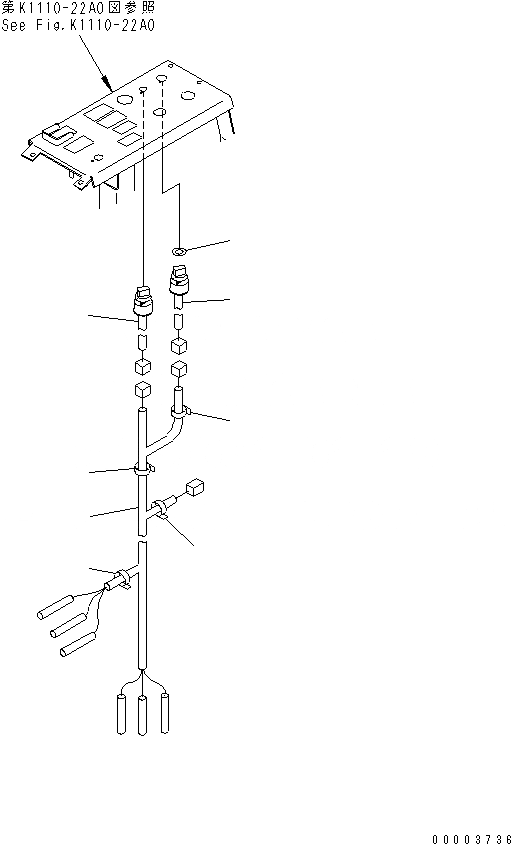 Схема запчастей Komatsu GD655-3Y - ВЫКЛЮЧАТЕЛЬ ПОДОГРЕВАТЕЛЯ (С ДОПОЛН. ОБОГРЕВАТ) КАБИНА ОПЕРАТОРА И СИСТЕМА УПРАВЛЕНИЯ