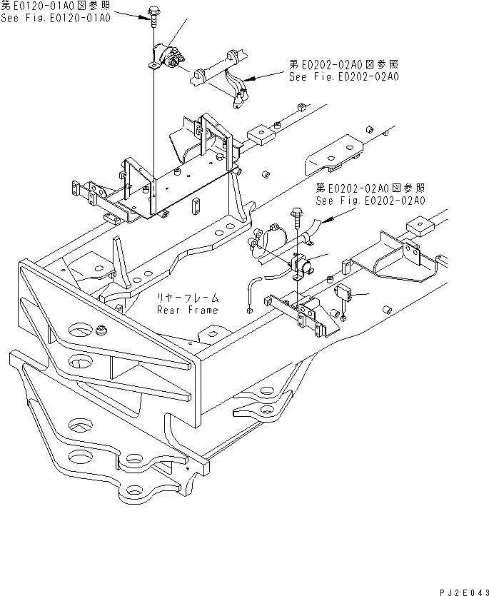 Схема запчастей Komatsu GD655-3 - ДВИГАТЕЛЬ АКСЕССУАРЫ (ЭЛЕКТР. РЕЛЕ) КОМПОНЕНТЫ ДВИГАТЕЛЯ