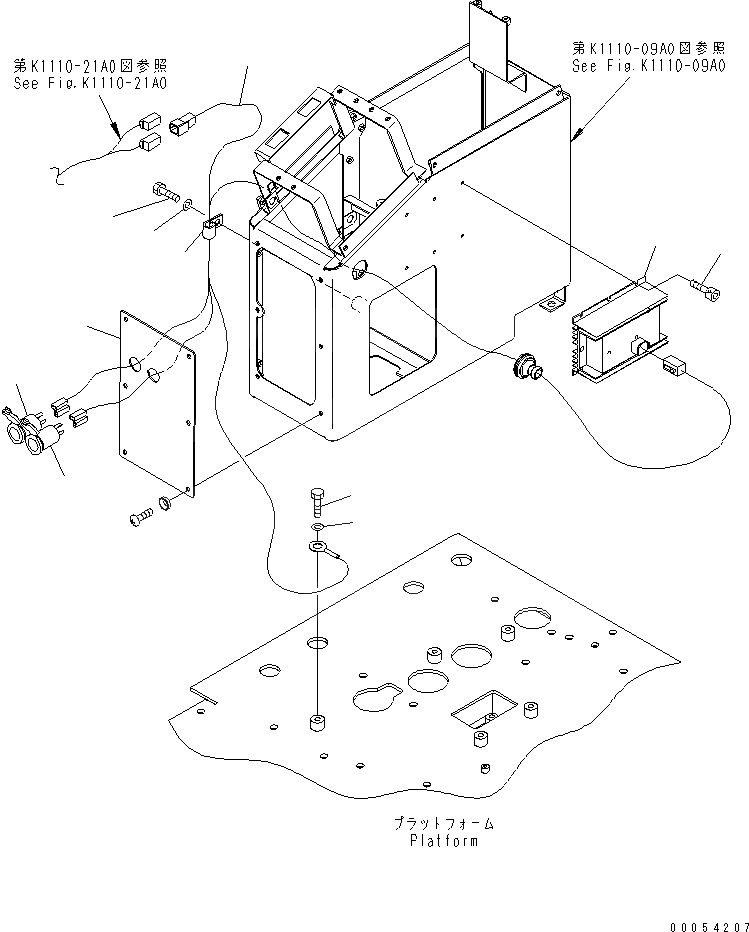 Схема запчастей Komatsu GD675-3E0 - CONVERTER (V) КАБИНА ОПЕРАТОРА И СИСТЕМА УПРАВЛЕНИЯ