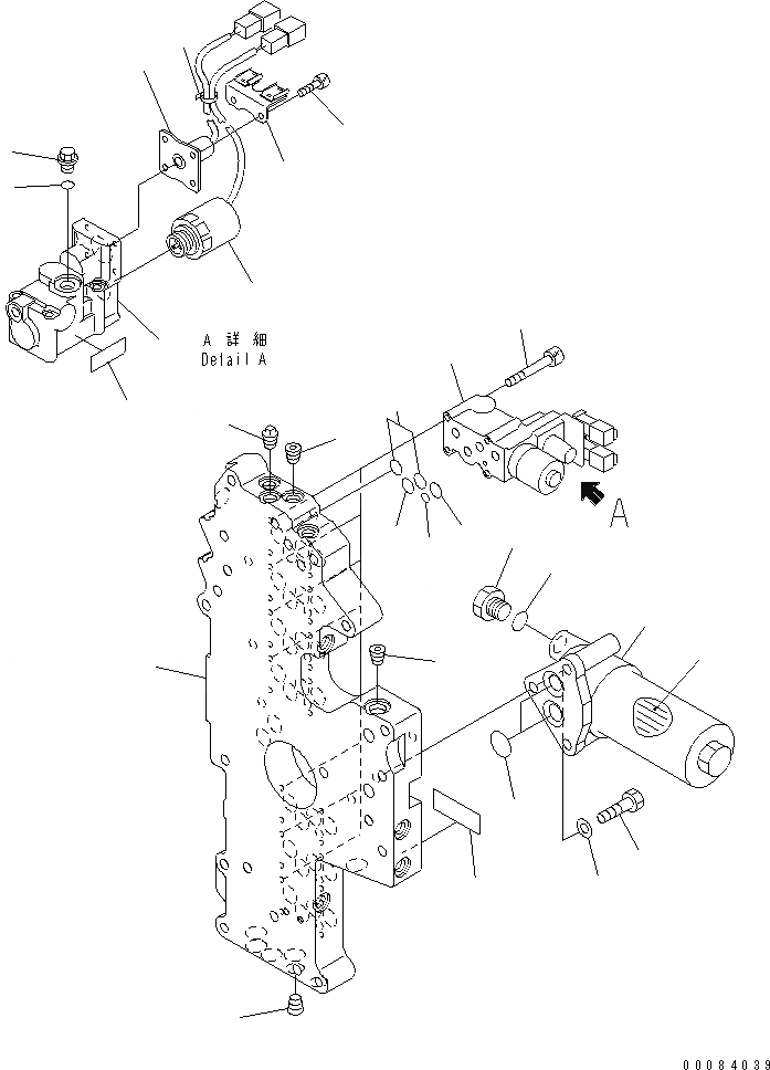 Схема запчастей Komatsu GD675-3A - УПРАВЛЯЮЩ. КЛАПАН (ЕС NOISE REGULATION ARRANGEMENT )(№-) ТРАНСМИССИЯ