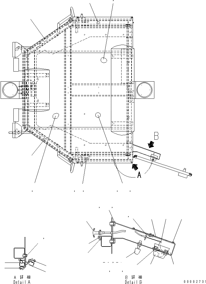 Схема запчастей Komatsu GD705A-4A-N - КАБИНА (ВНУТР. ПАНЕЛЬ И ФИКСАТОР ДВЕРИ) (ДЛЯ ДЖОЙСТИК РЫЧАГ)(№-) ОПЦИОННЫЕ КОМПОНЕНТЫ