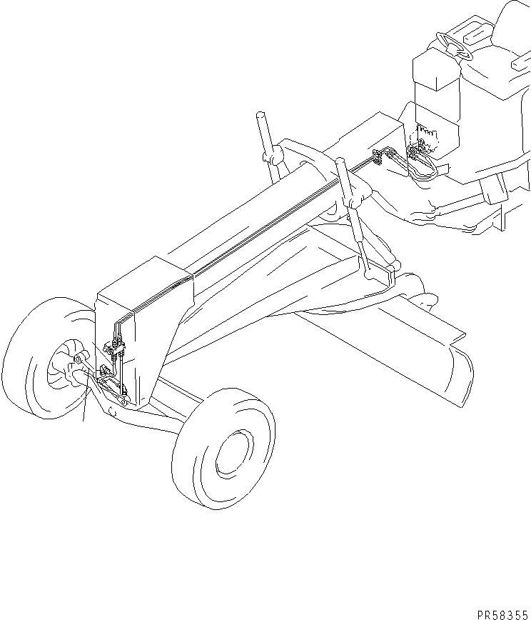 Схема запчастей Komatsu GD705A-4A-N - ЧАСТИ ДЛЯ ПЕРИОДИЧ. ЗАМЕНЫ (УКЛОН. ЛИНИЯ) ЧАСТИ BOOK