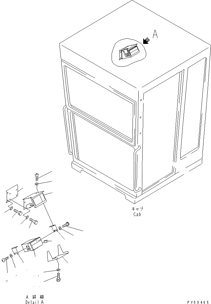 Схема запчастей Komatsu GD705A-4 - КОНДИЦ. ВОЗДУХА (8/) (ПАНЕЛЬ УПРАВЛЕНИЯ)(№-) РАМА И ЧАСТИ КОРПУСА