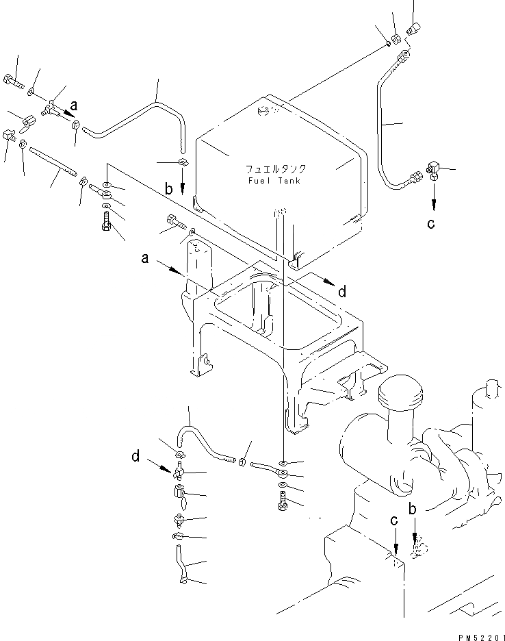 Схема запчастей Komatsu GD705A-4 - ТОПЛИВОПРОВОД. (ДЛЯ РОССИЯ №97-)(№97-) КОМПОНЕНТЫ ДВИГАТЕЛЯ И ЭЛЕКТРИКА