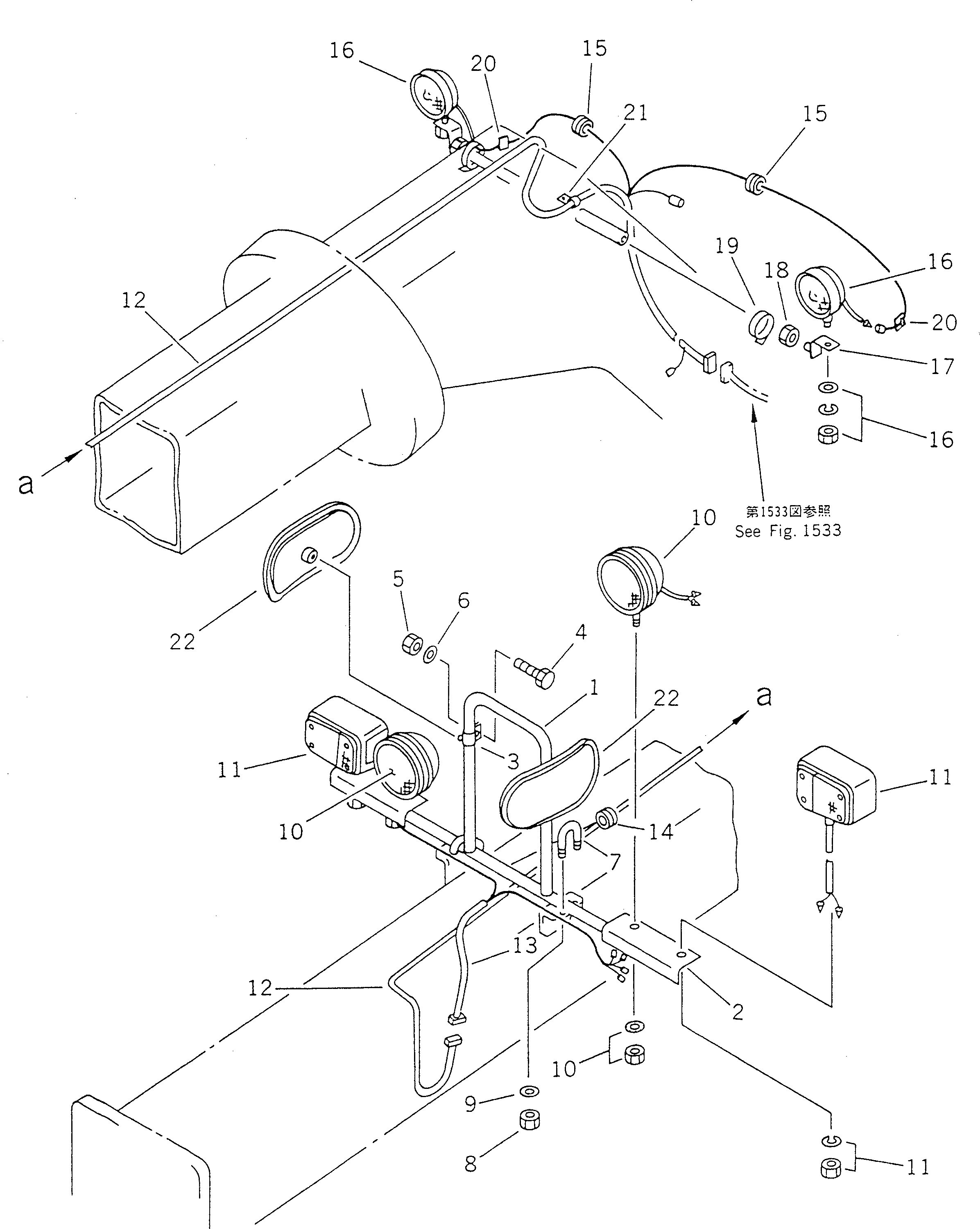 Схема запчастей Komatsu GD705A-4 - ЭЛЕКТРИКА (ПЕРЕДН.) (ДЛЯ РОССИЯ №97-)(№97-) КОМПОНЕНТЫ ДВИГАТЕЛЯ И ЭЛЕКТРИКА